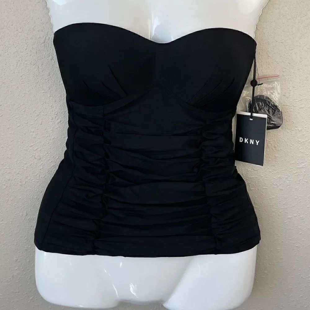 NWT DKNY Tankini Top Sizes XS or XL
